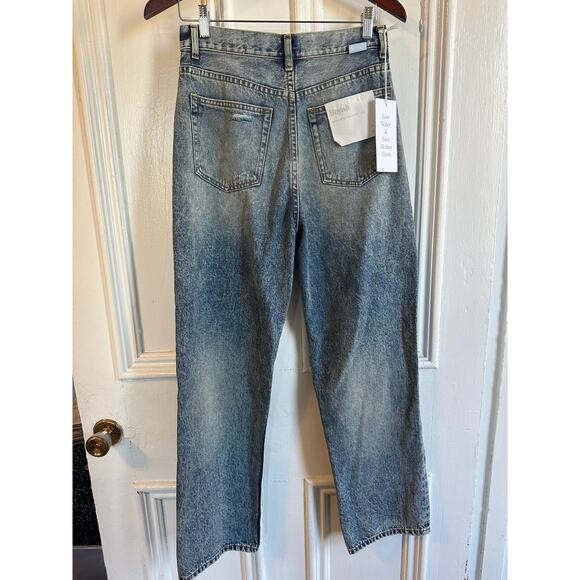 NEW Boyish‎ Free People Ziggy Jeans Sz 27 Straight Leg Loose - Picture 4 of 11